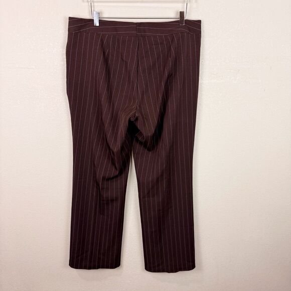 Vintage Retro Y2K Rockabilly Pin Up Pin Striped Stripe Pants Trouser Size 18 - Picture 4 of 6
